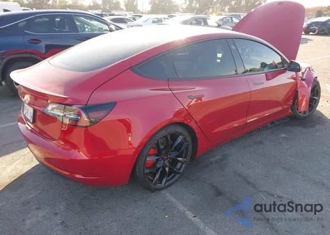 2021 Tesla Model 3 Performance Dual Motor All-Wheel Drive из США, поврежденный, VIN 5YJ3E1EC9MF926301